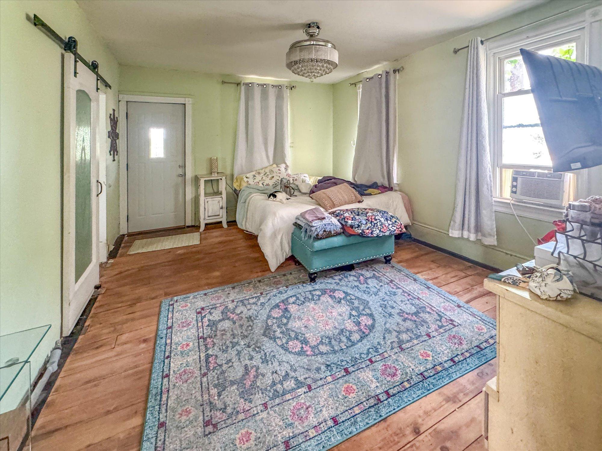 Primary Main Floor Bedroom in Farm House Side
