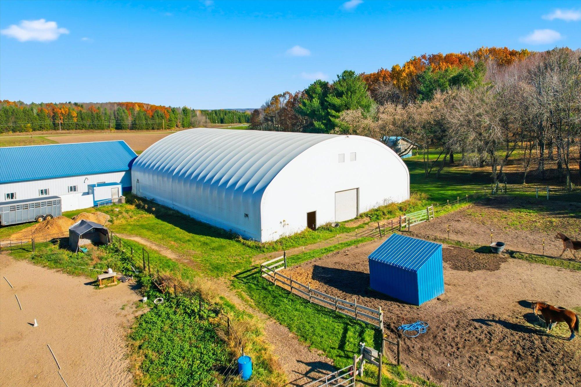 Lean To Shelters in the Pastures