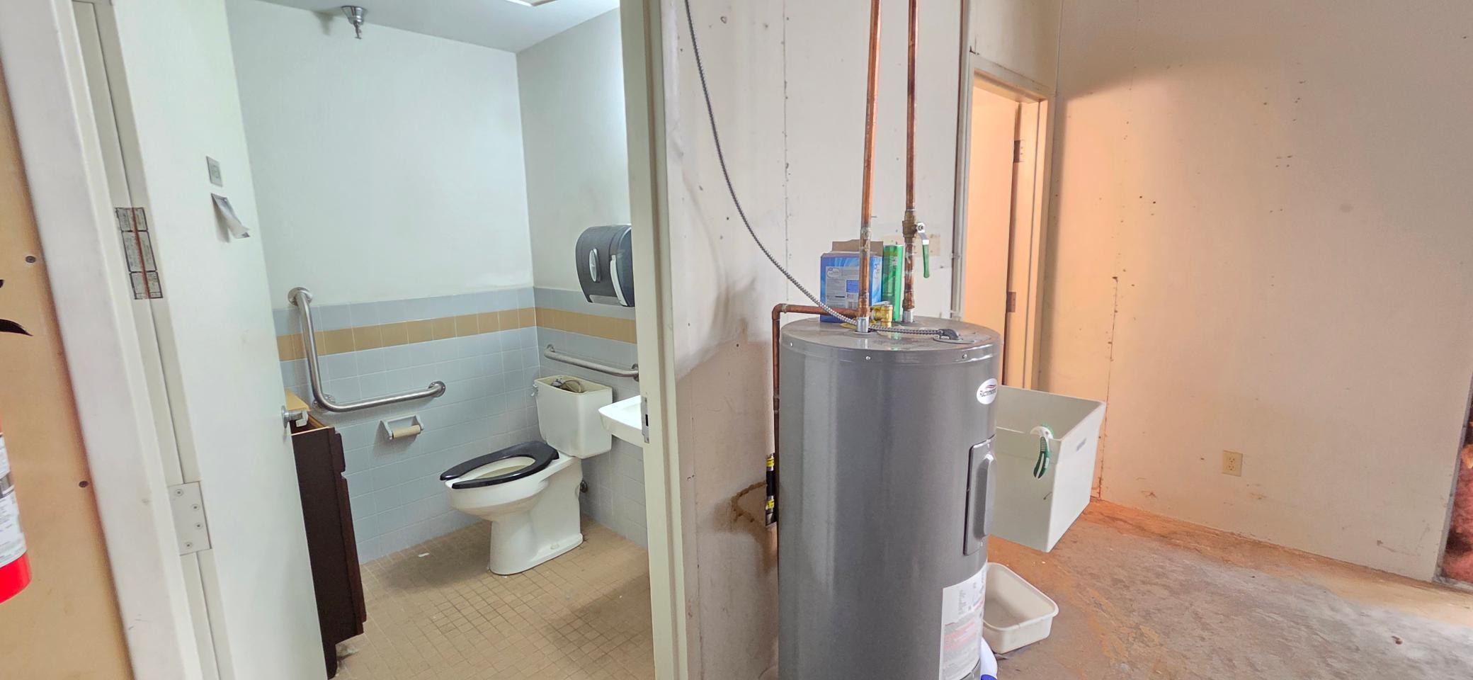 Garage/ warehouse restroom# 1