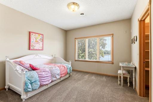 Fourth bedroom on upper level has a walk in closet too.