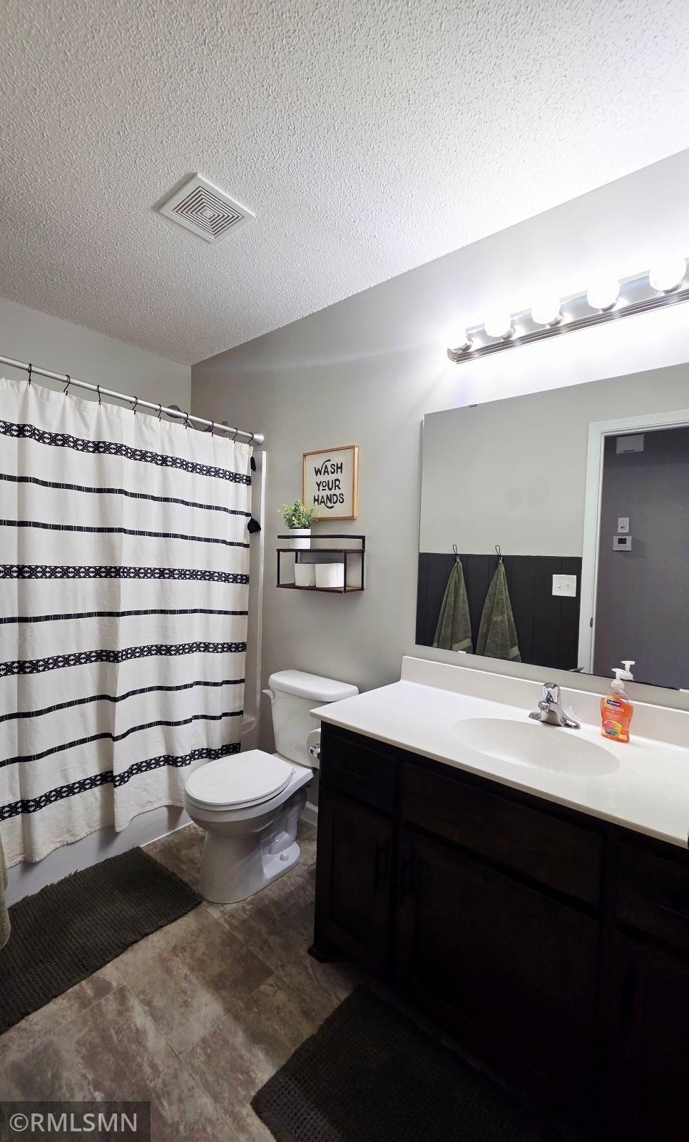 Upper level bathroom