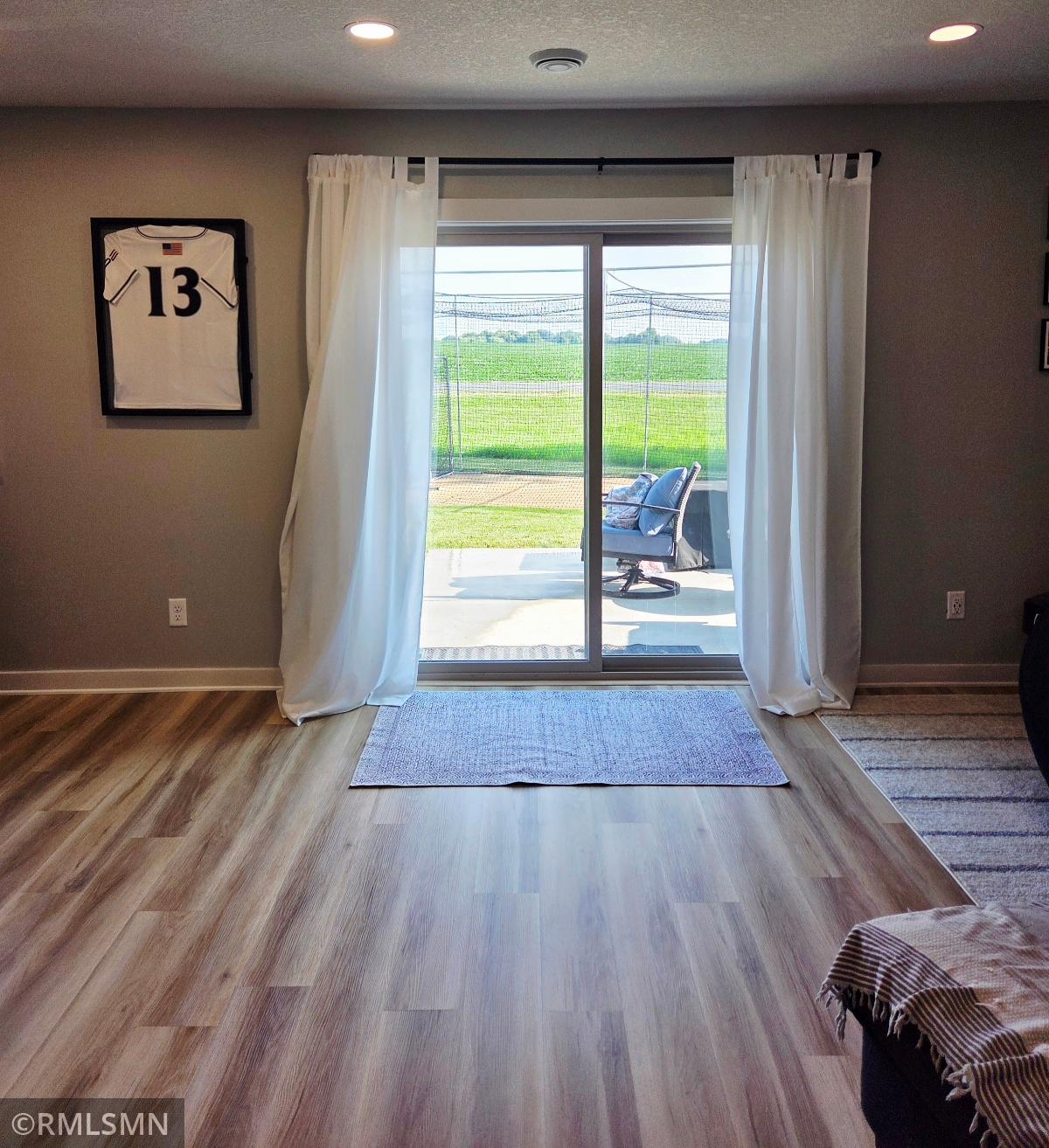 Walkout to patio