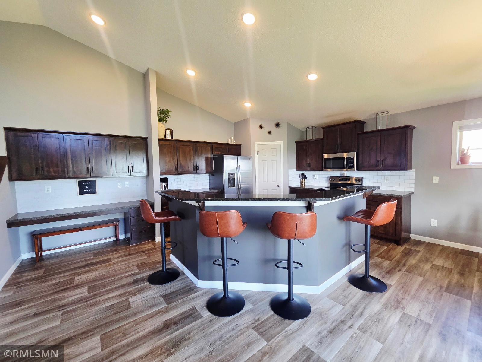 Spacious kitchen area