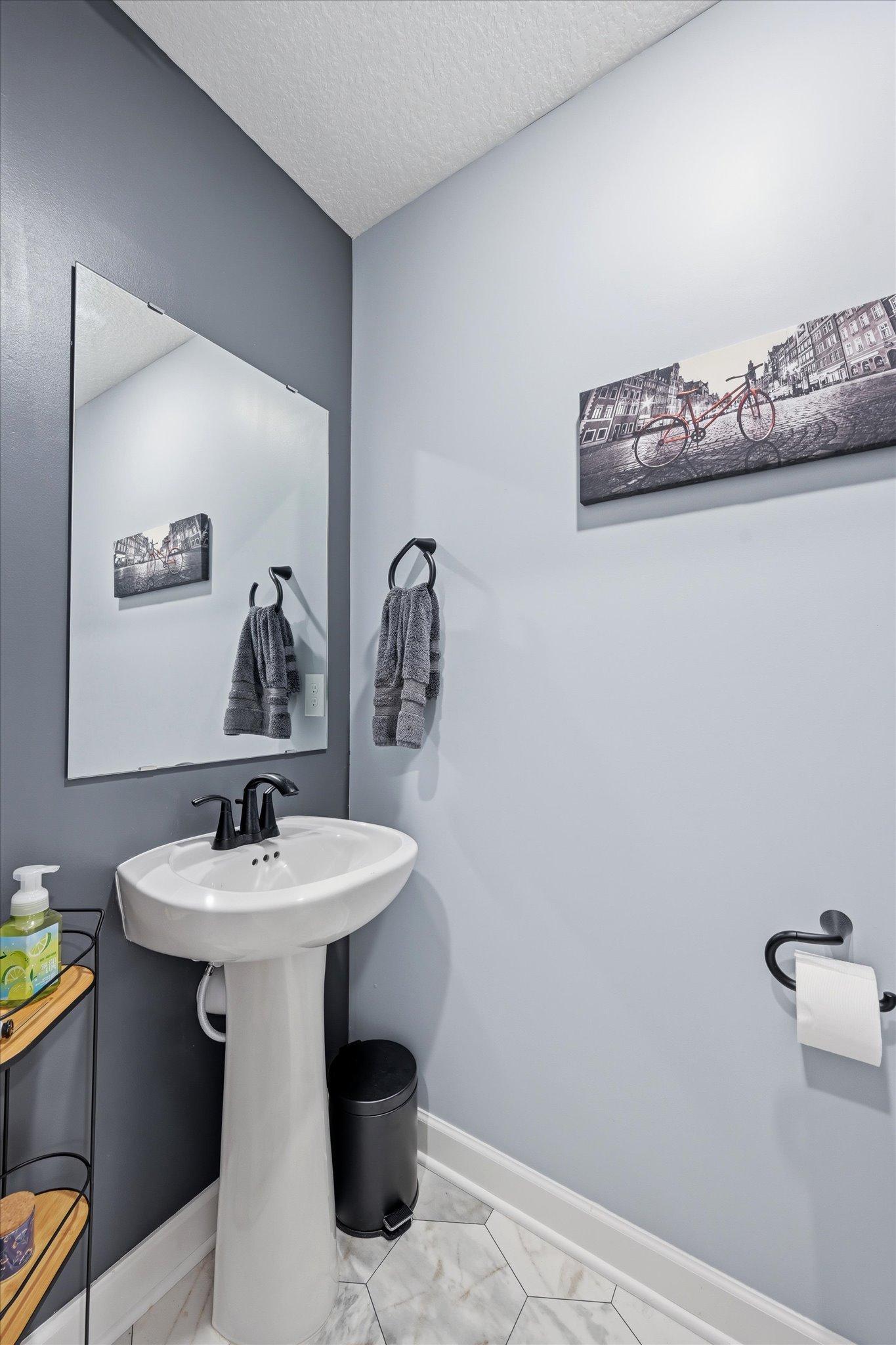 Half bath on main level