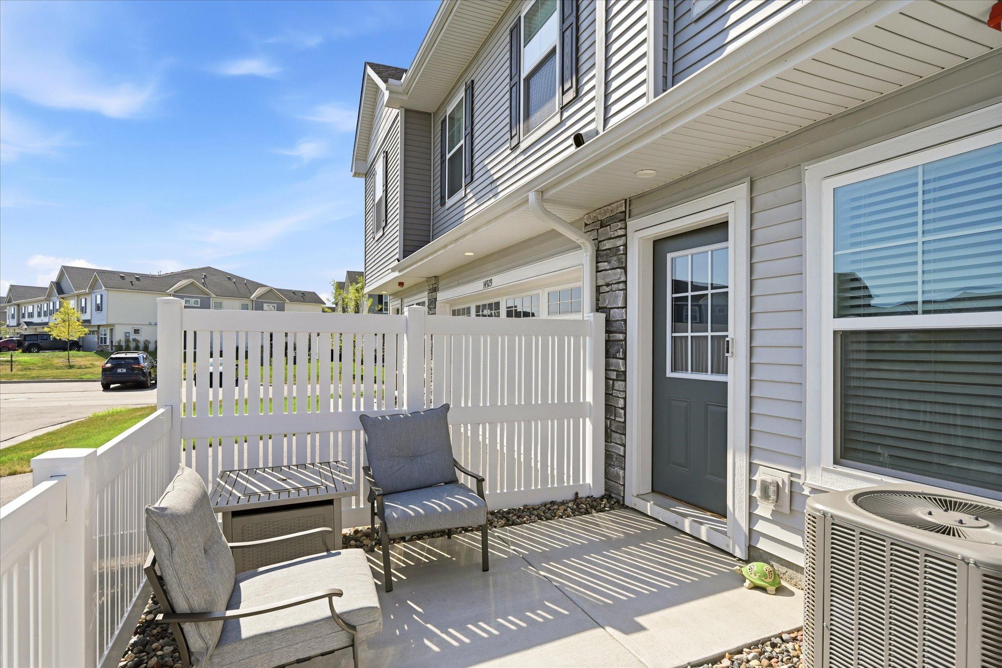 Private patio