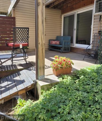private patio and deck