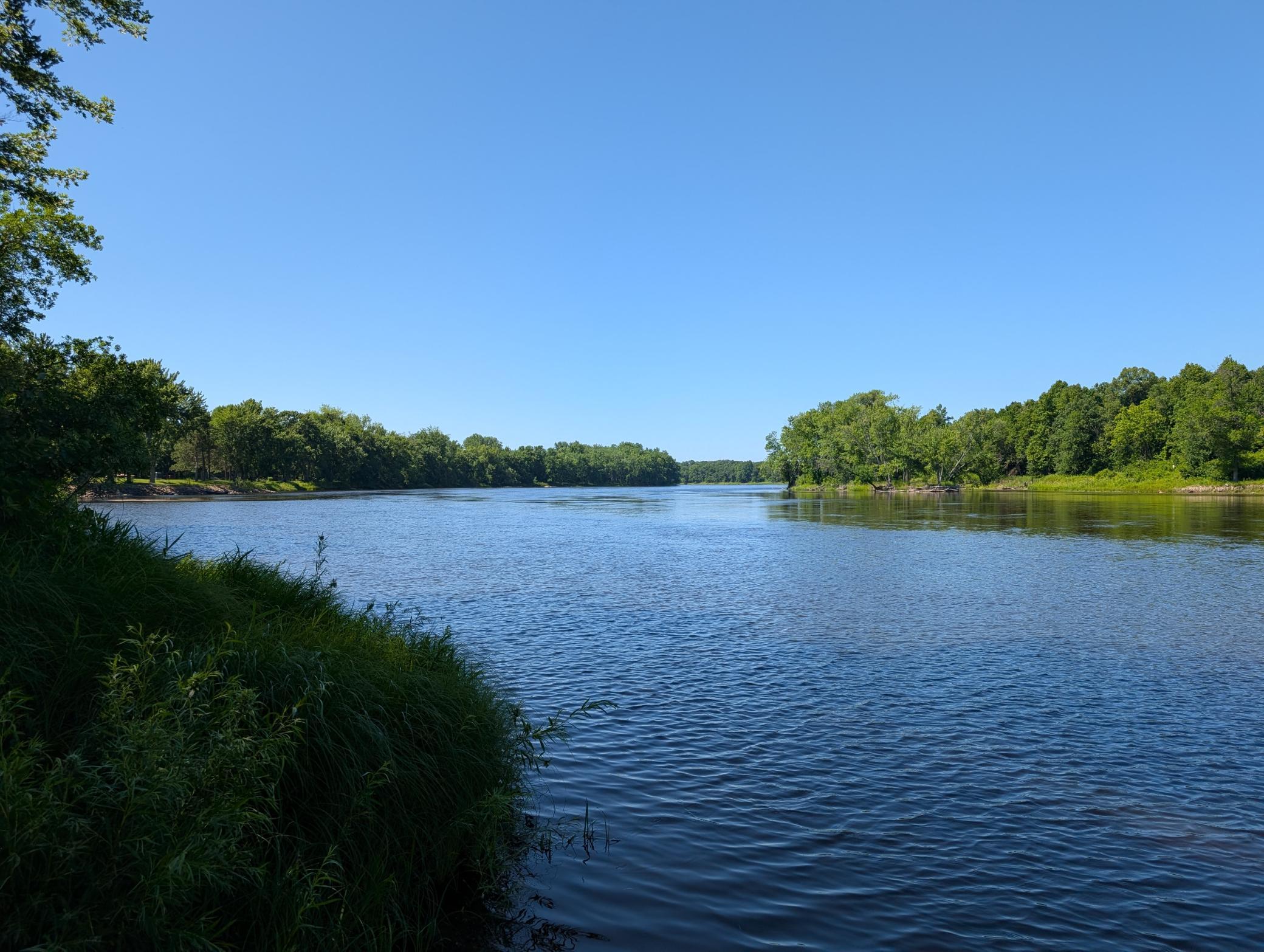 Mississippi River by River launch.