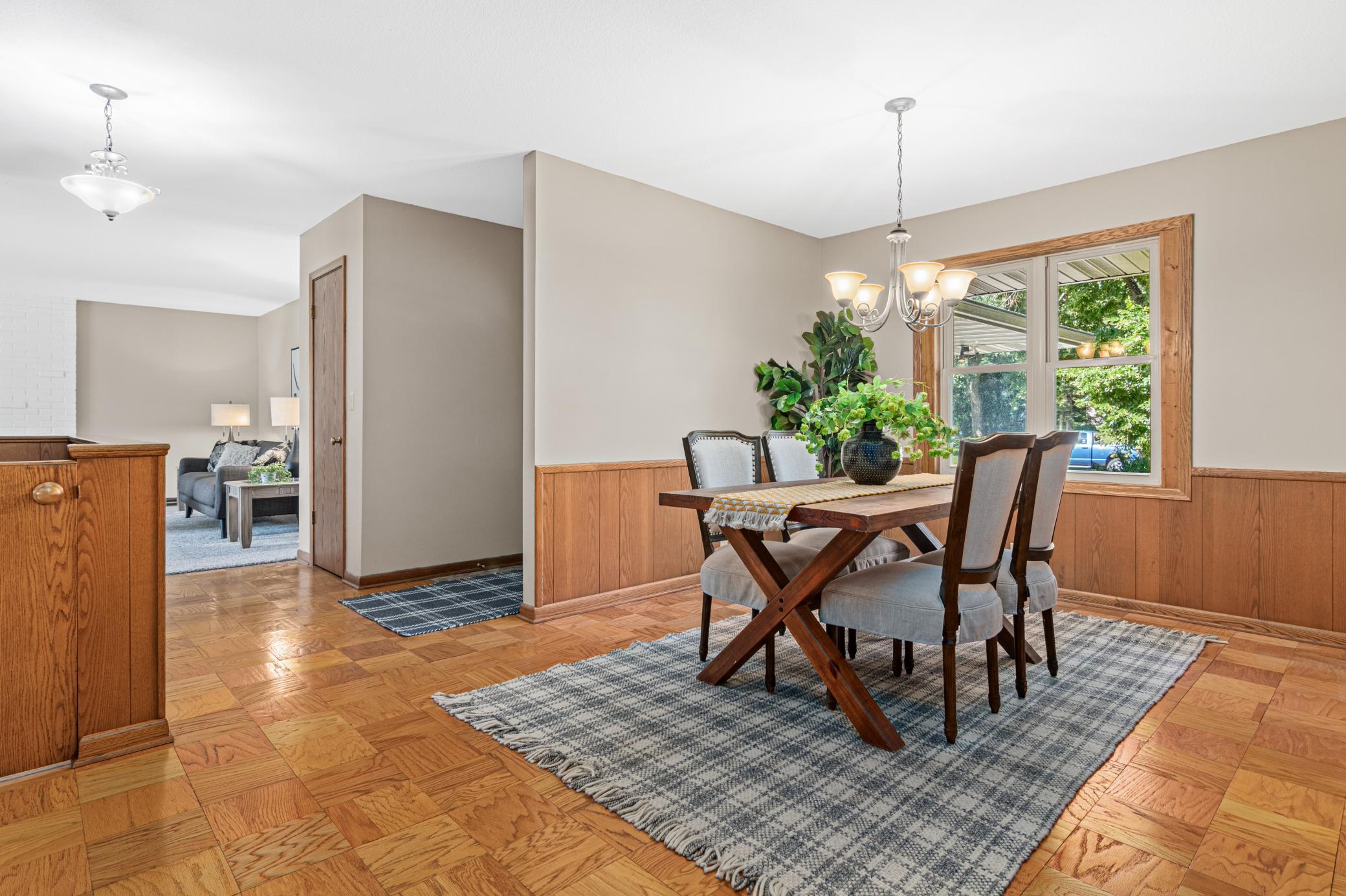 Formal Dining Room, Rare for a Bloomington Rambler