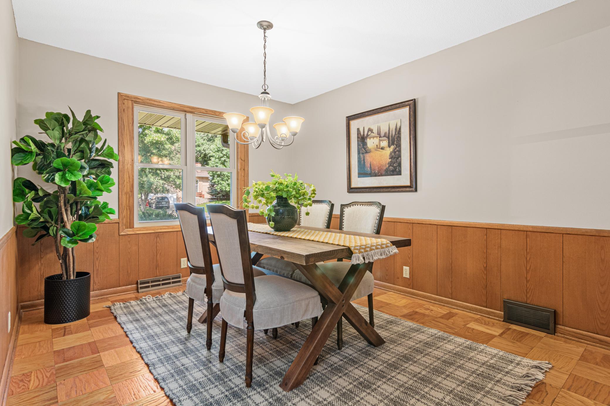 Formal Dining Room, Rare for a Bloomington Rambler