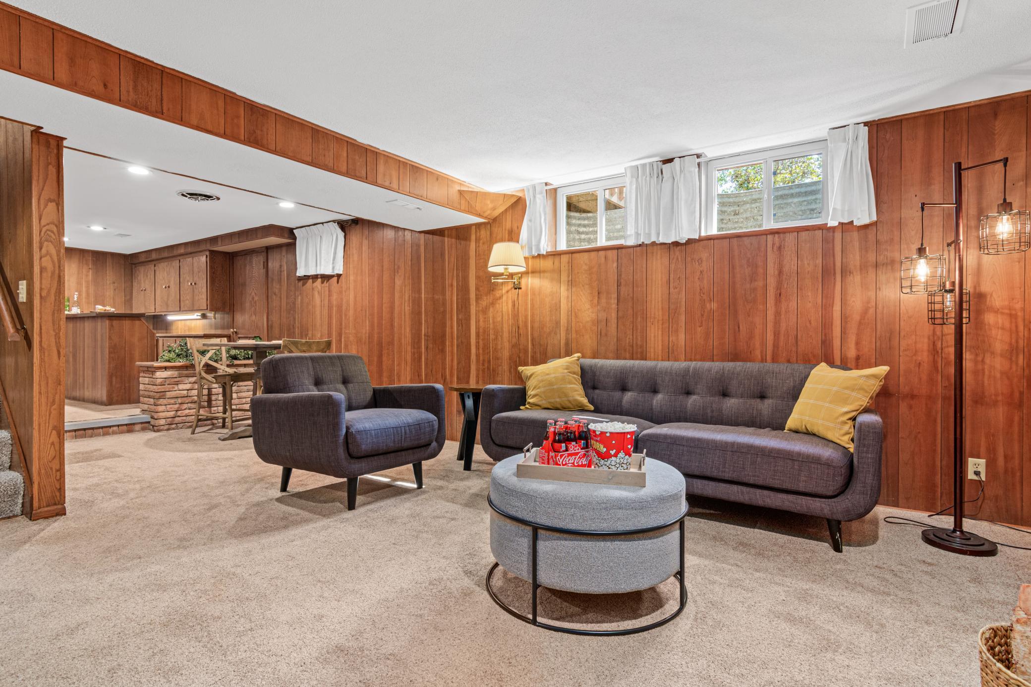 Spacious Lower Level Family Room
