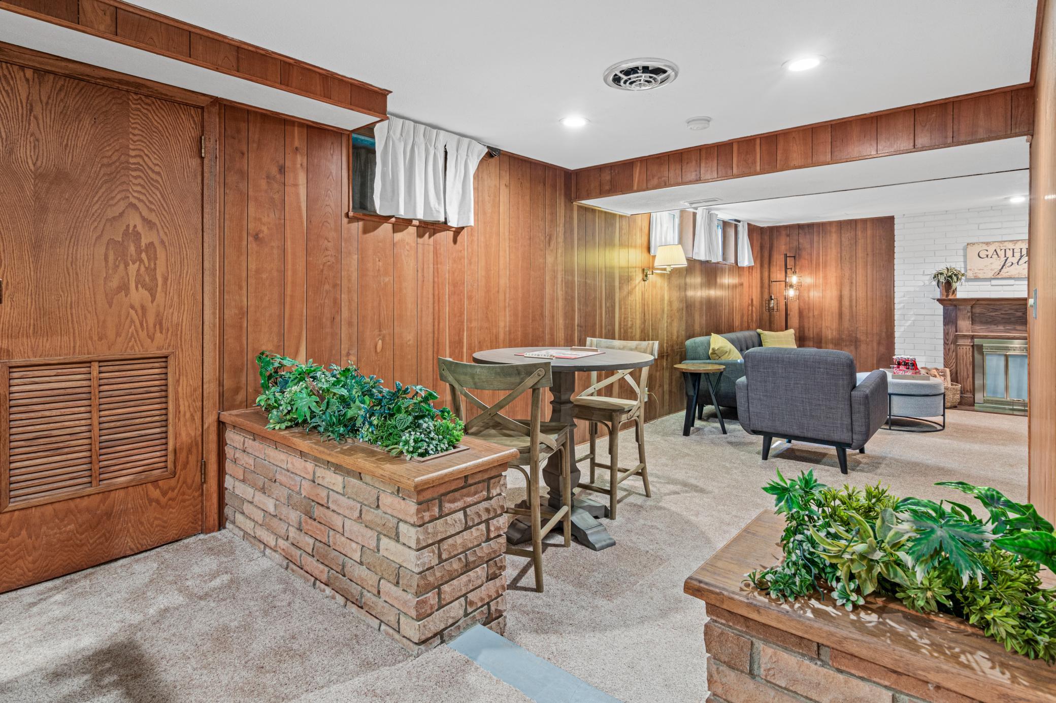 Game Area and Wet Bar