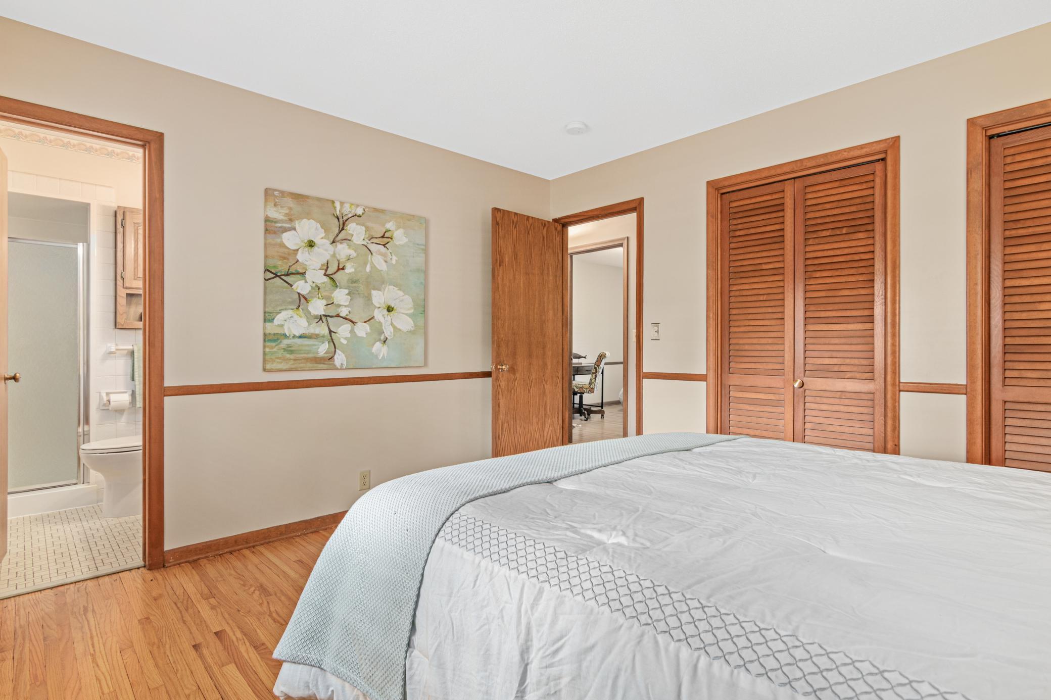 Primary Bedroom with Private 3/4 Bath