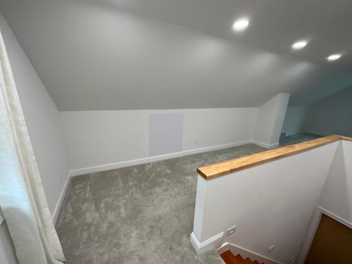 Couch, crib, gaming, crafts, the space is uber-flexible and private