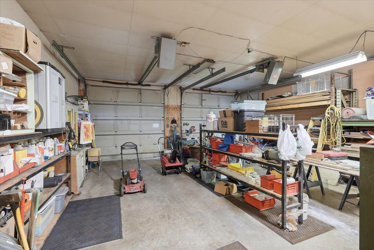 Attached garage