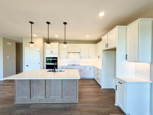 Built-In Kitchen Appliances & Decorative Island - 4633 Island Park Drive, Woodbury, MN 55129