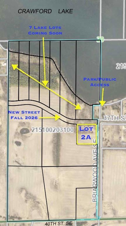 Lot 2A is For Sale and build-ready NOW. Open all builders and buyers. Build anytime in the future or soon.