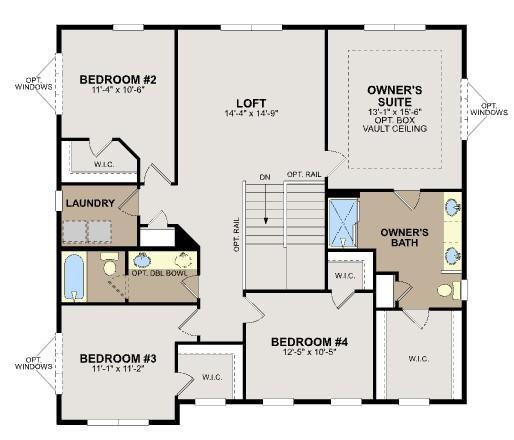 Upper Level - 4 bedrooms with loft