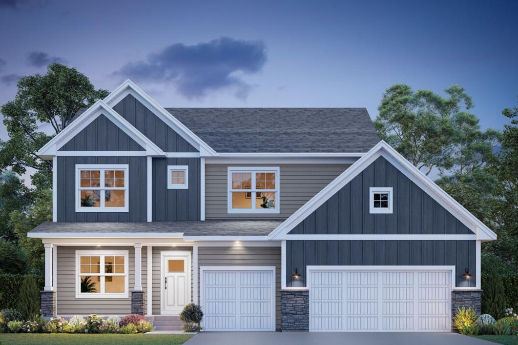 Exterior Elevation C - See listing agent for specific selections and colors.