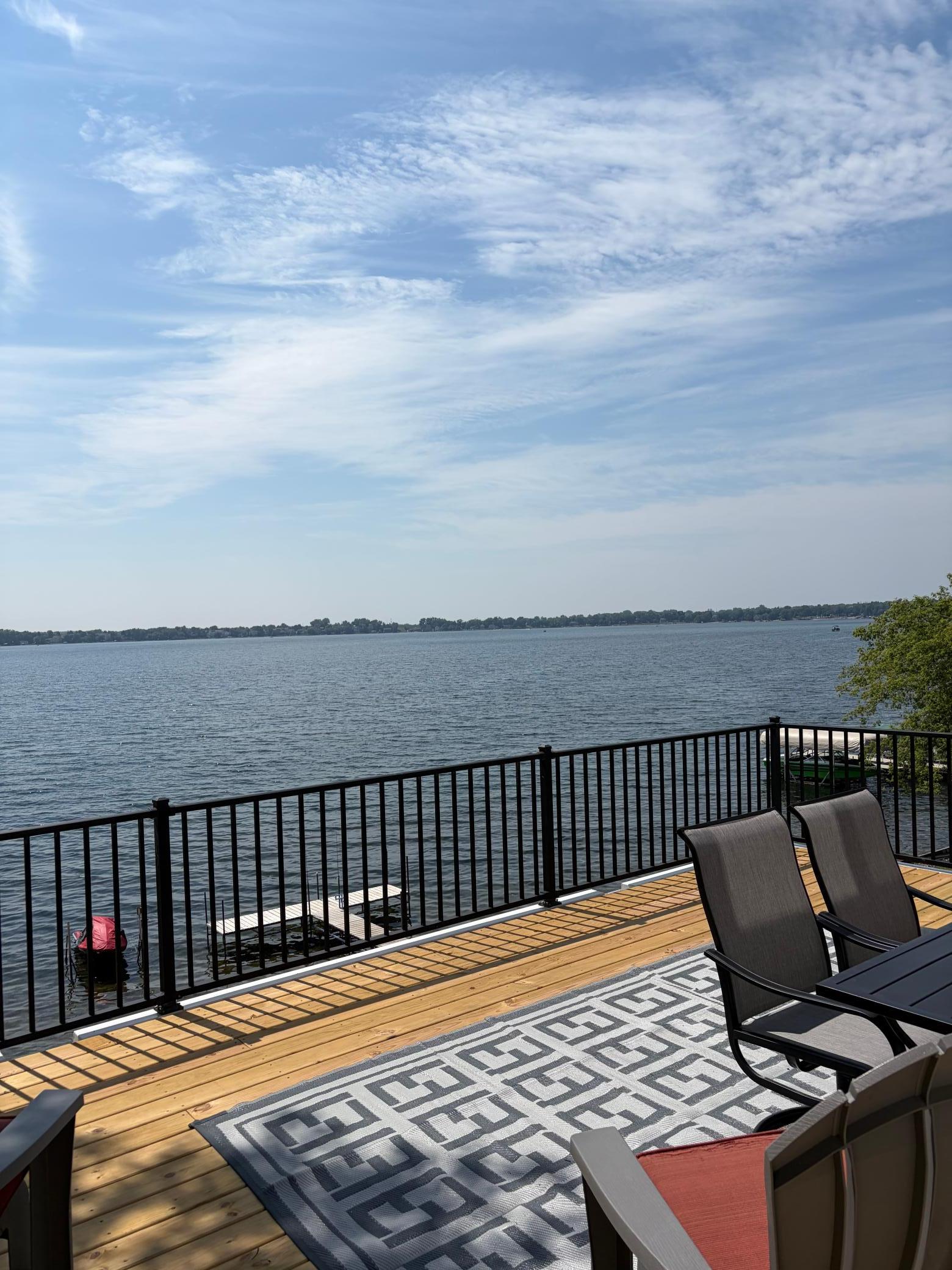 View from the front deck