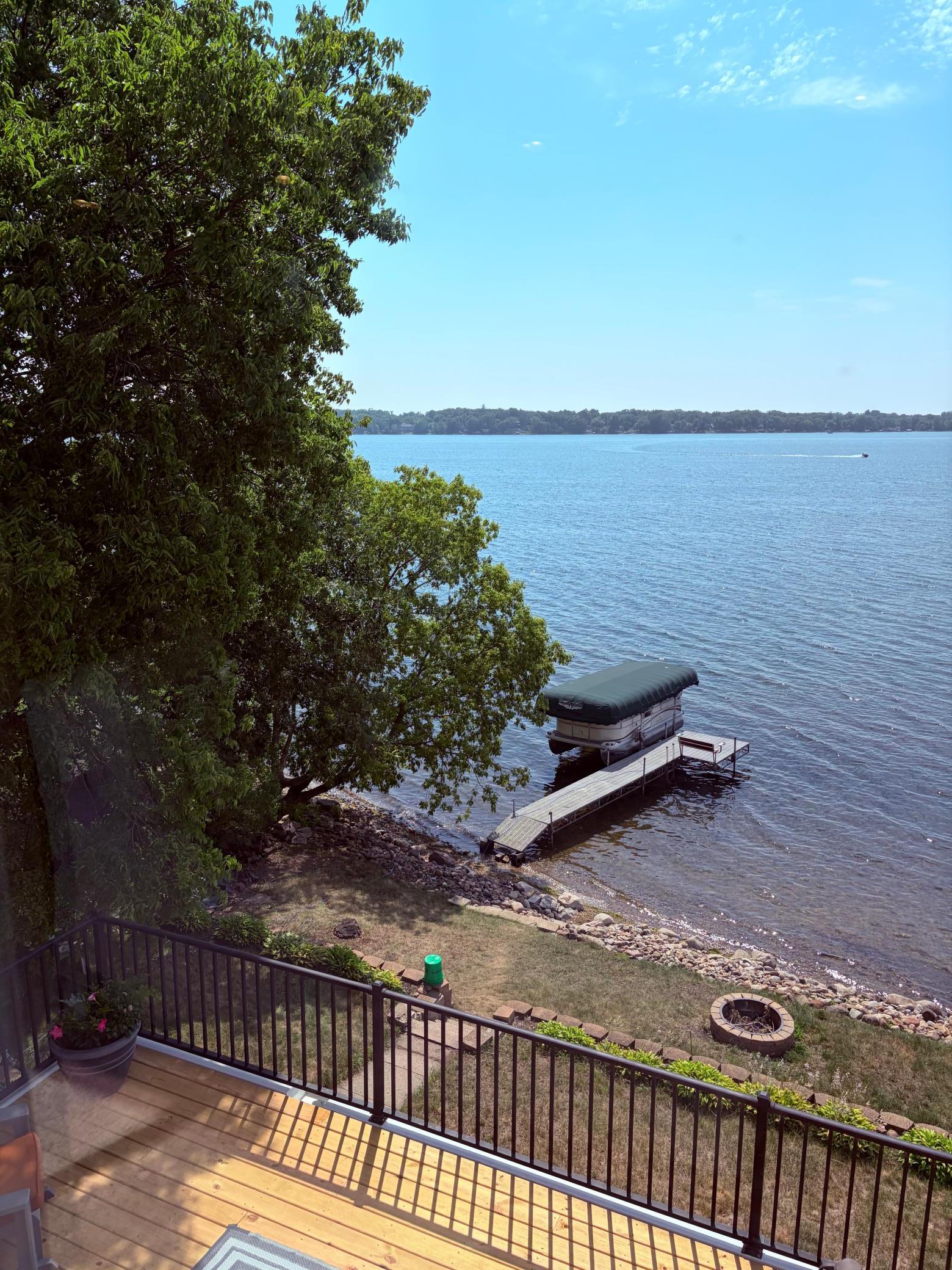 View from the upper level suite looking East