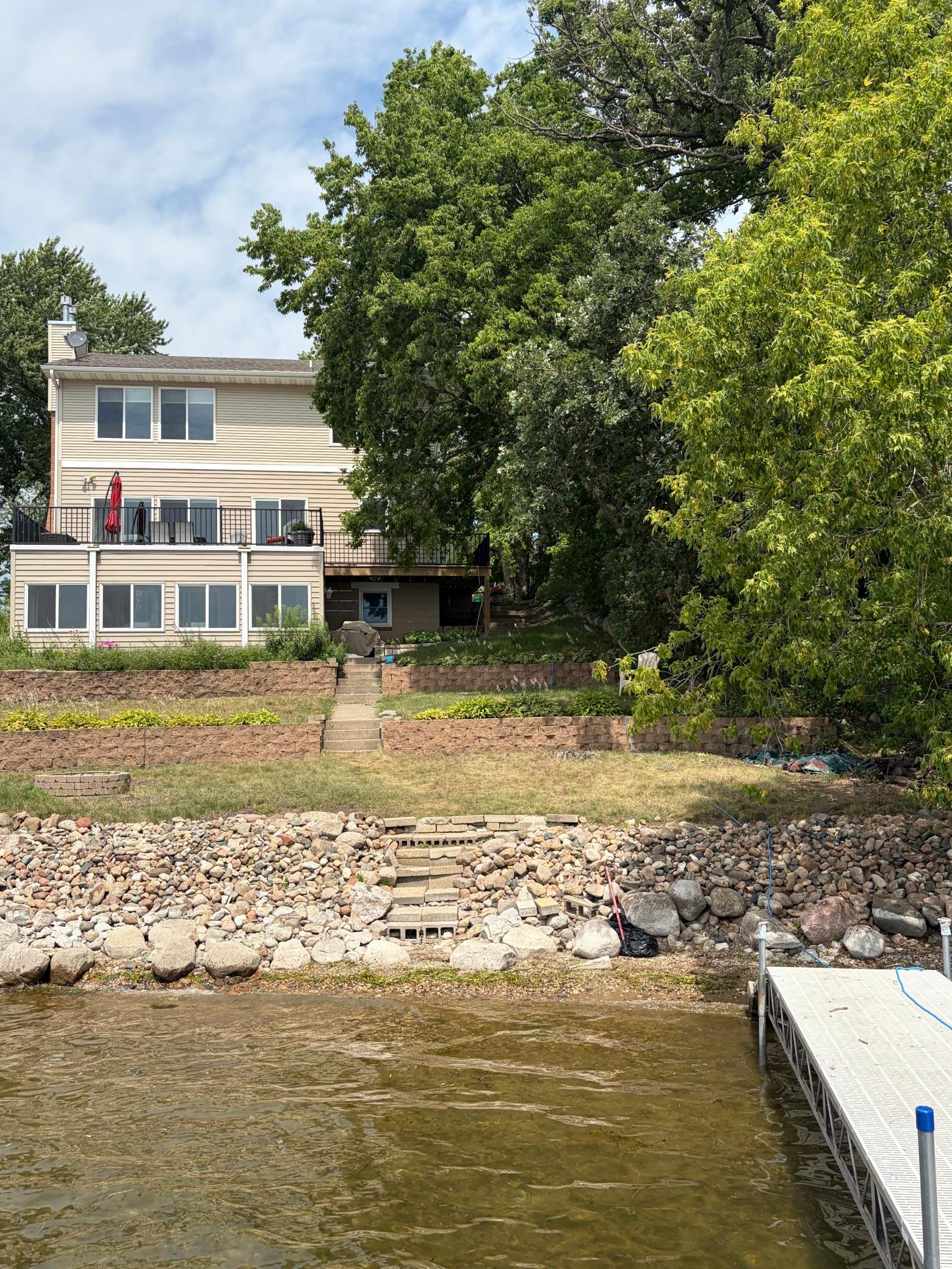 View of home from the dock
