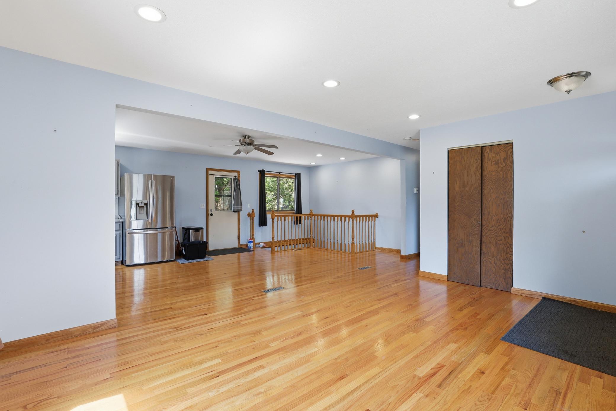 Great room can be arranged to fit your household's needs