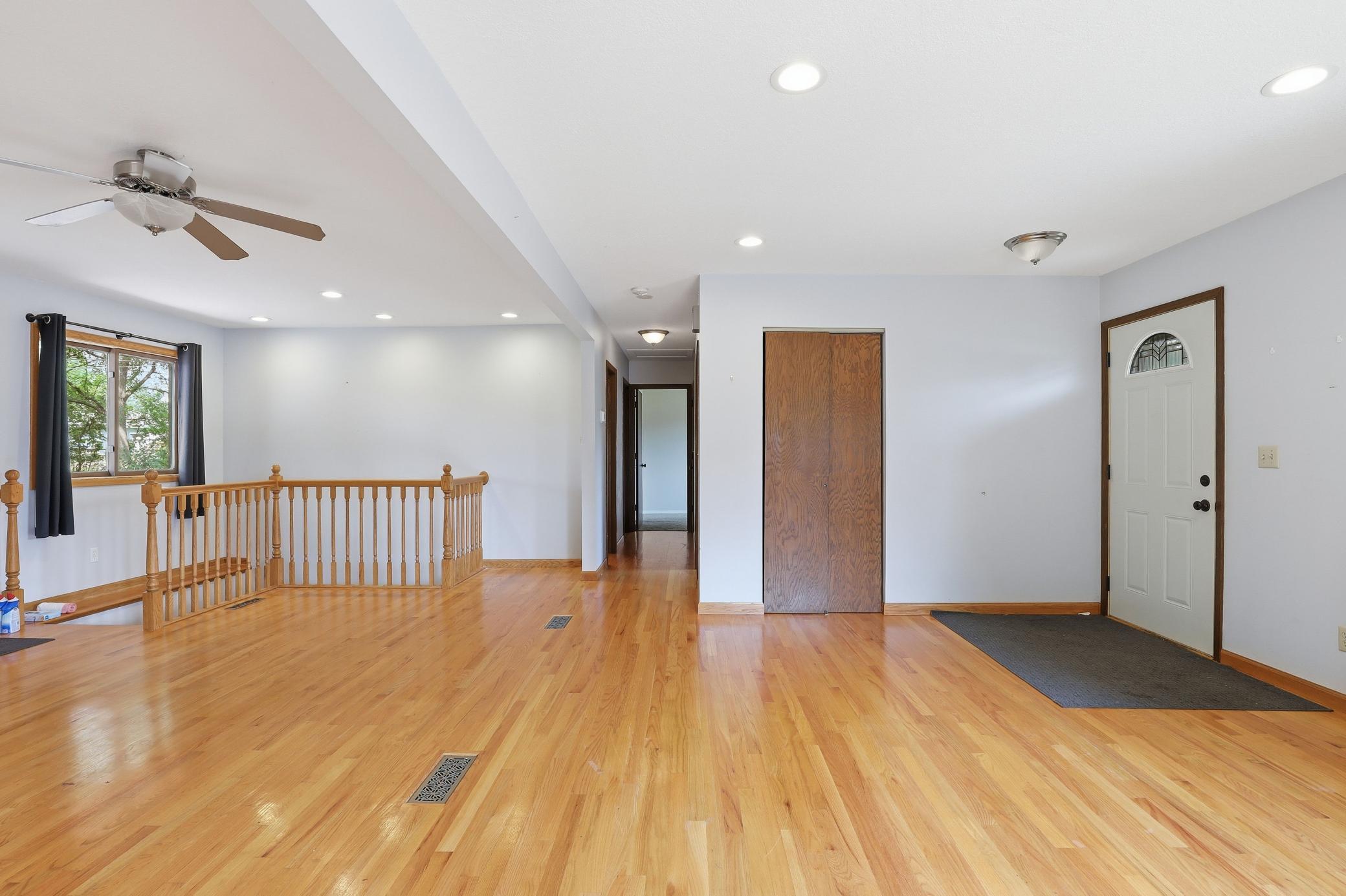 Coat closet by front door