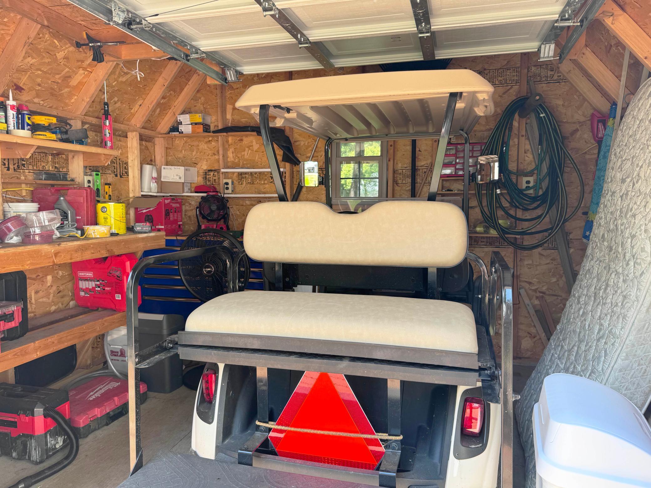 Views of the shed storage space.