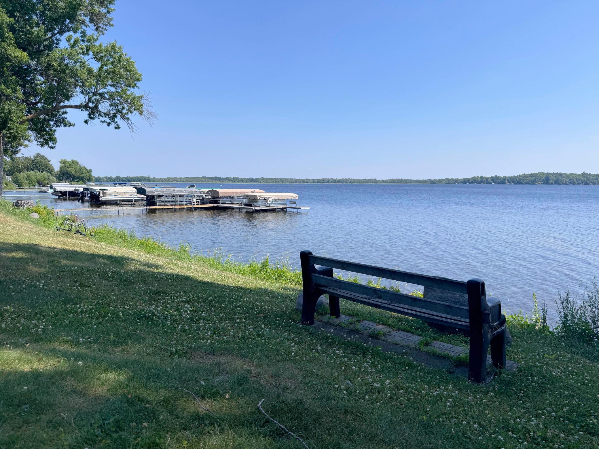 VIews of the lake from the common areas.