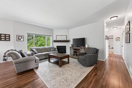 Main Level Living Room with Large Windows for Natural Light