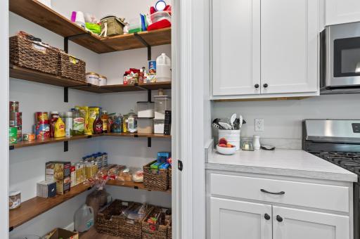 Large Pantry to Keep the Kitchen Organized