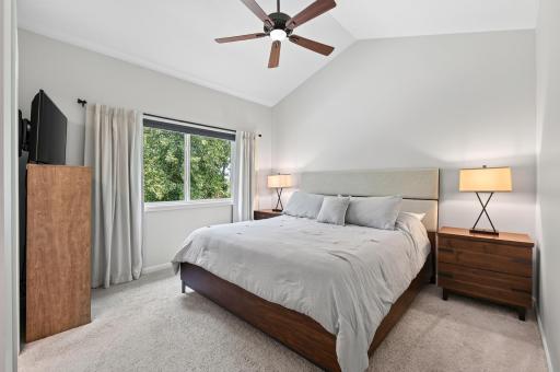 Primary Suite Overlooks the Backyard