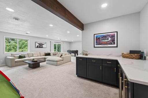 Massive Lower Level Finished Basement