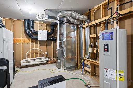 Mechanical Area in the Lower Level is Attached to a Large Storage Area