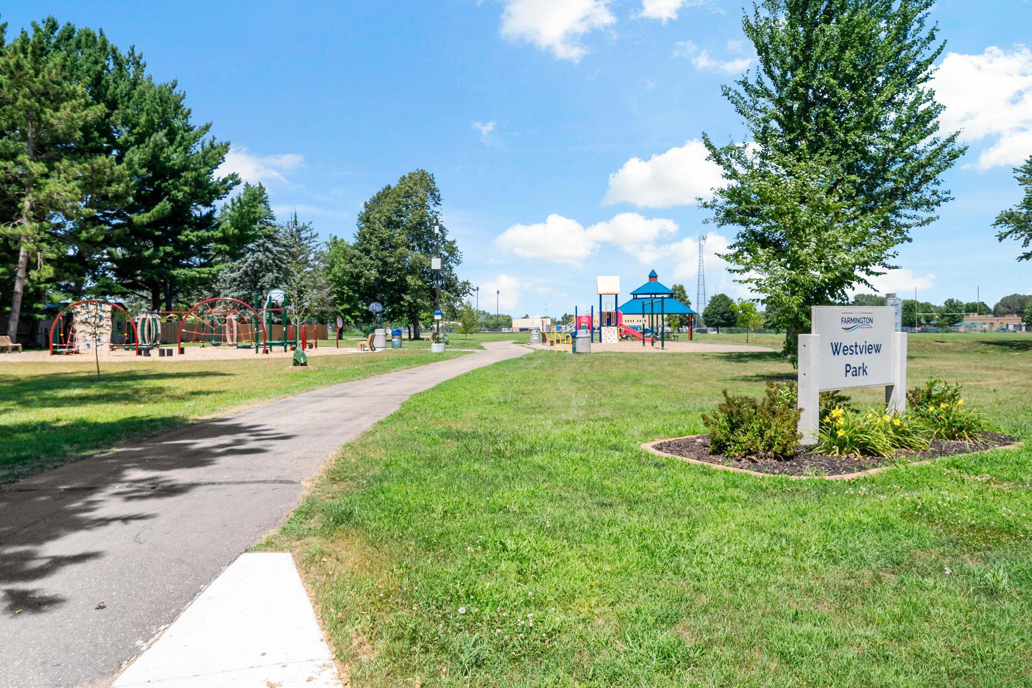 Walk a block to enjoy Westview Park!