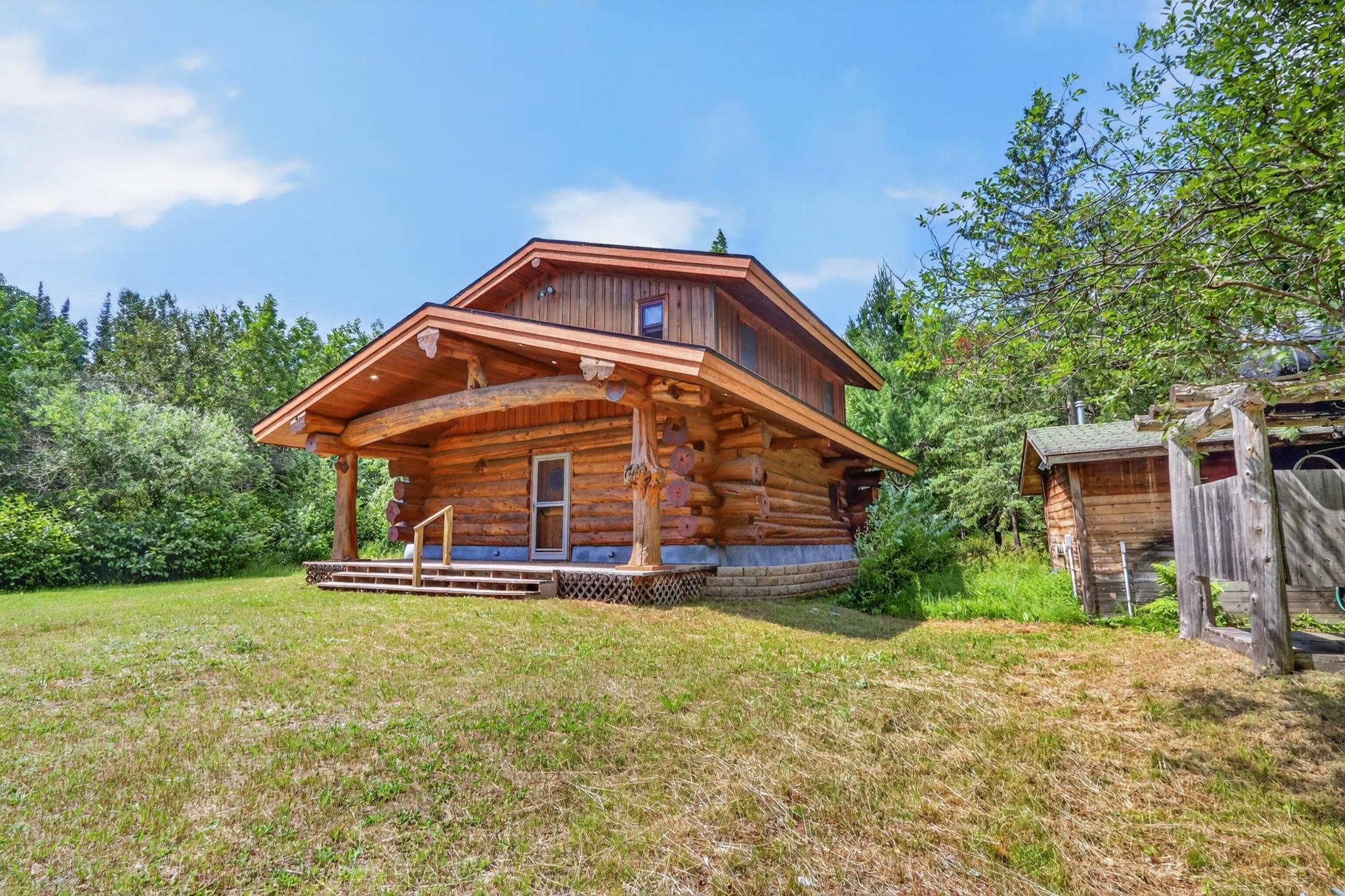 Hand Crafted Cedar Log Home
