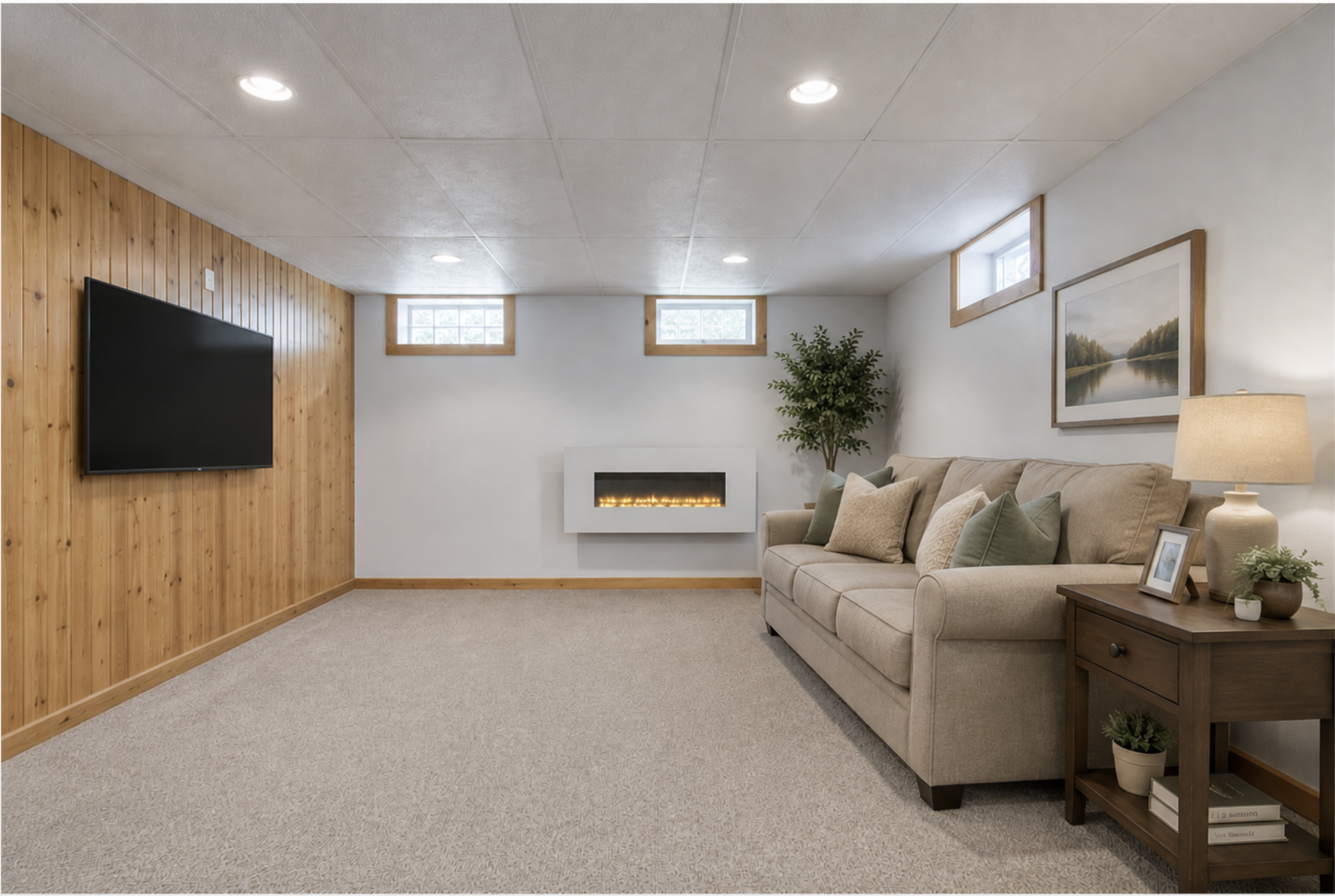 Family room lower level