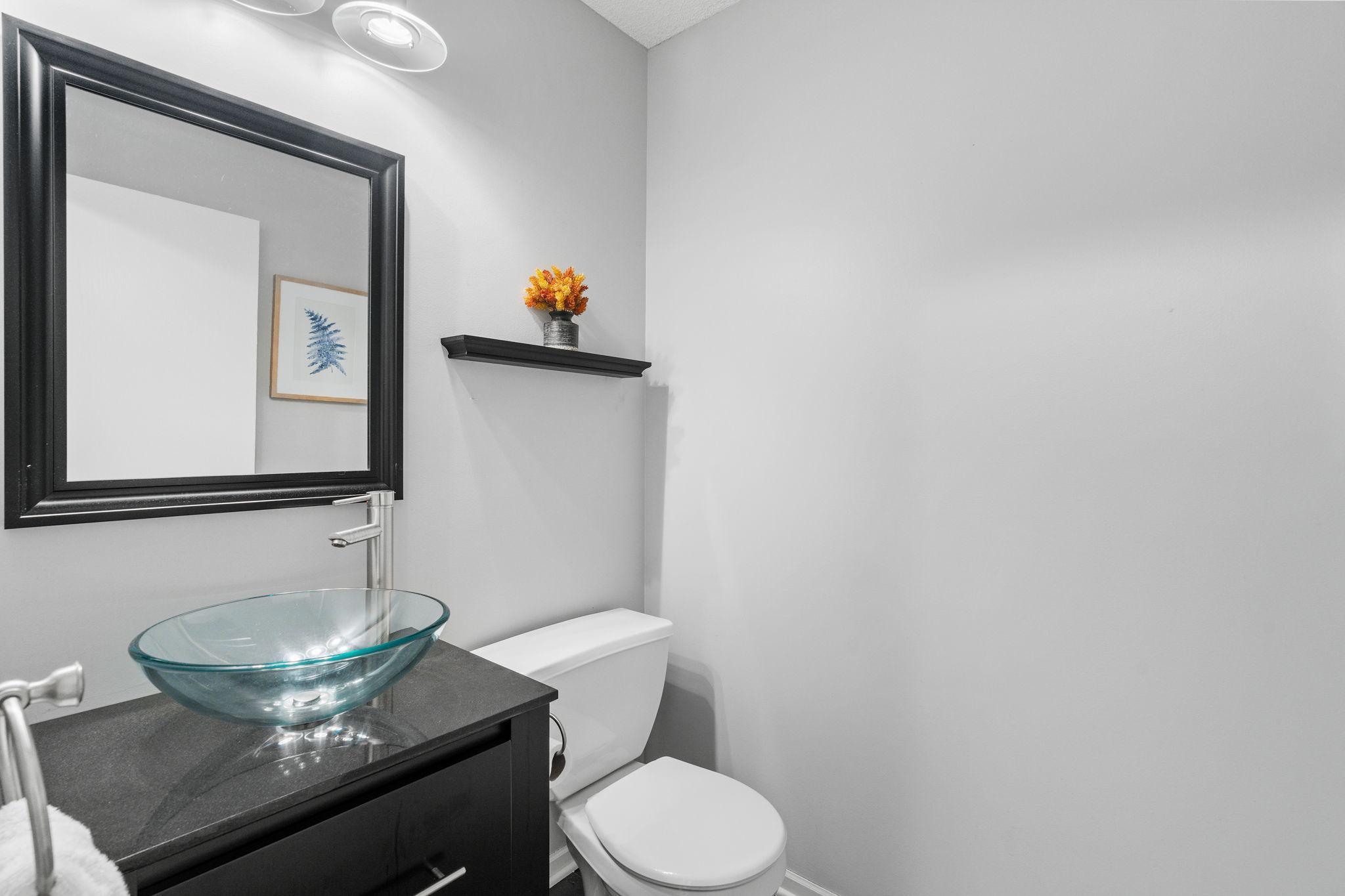 Main floor bathroom
