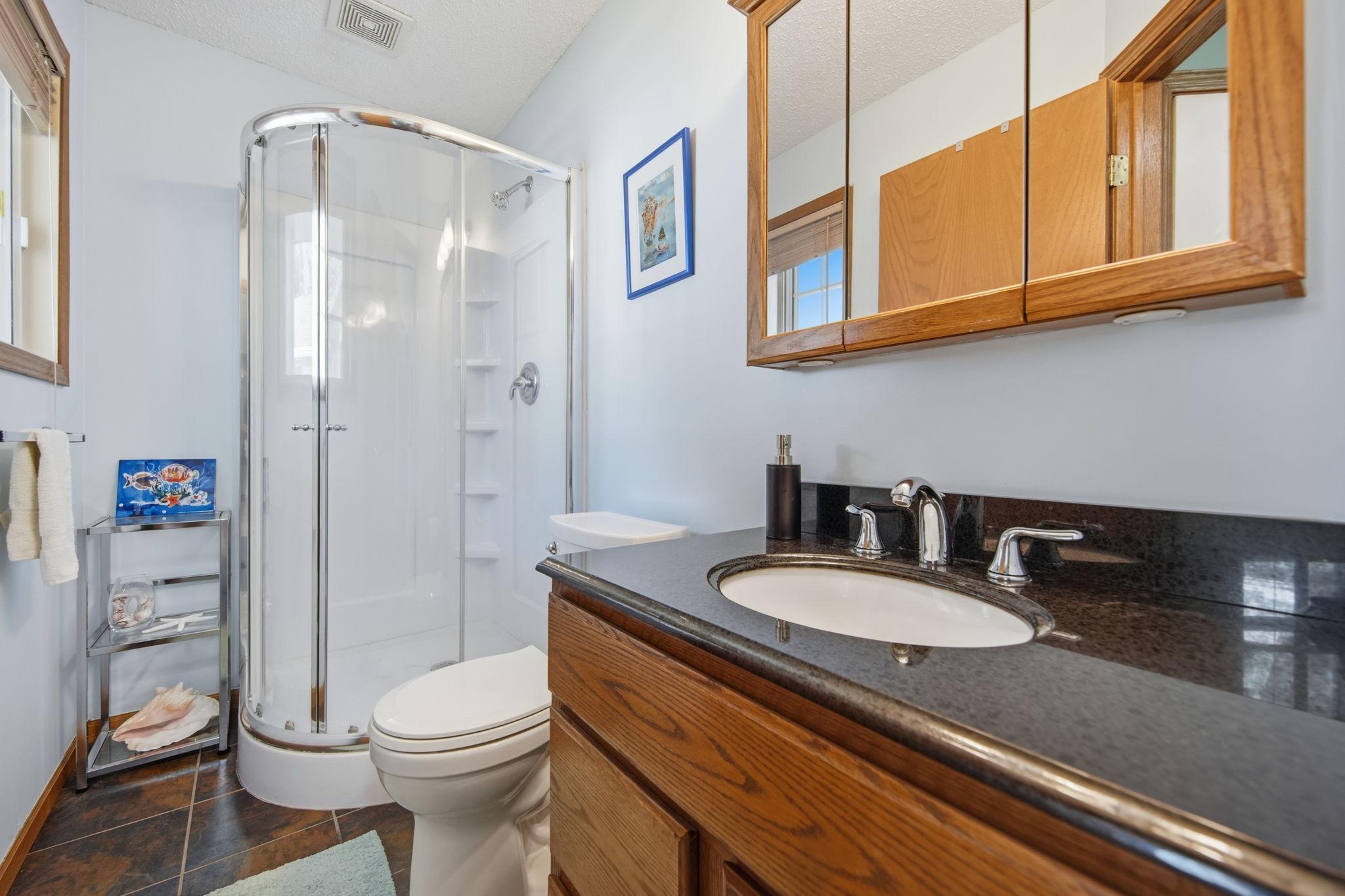 3/4 Bathroom- Perfectly situated in the front of home.
