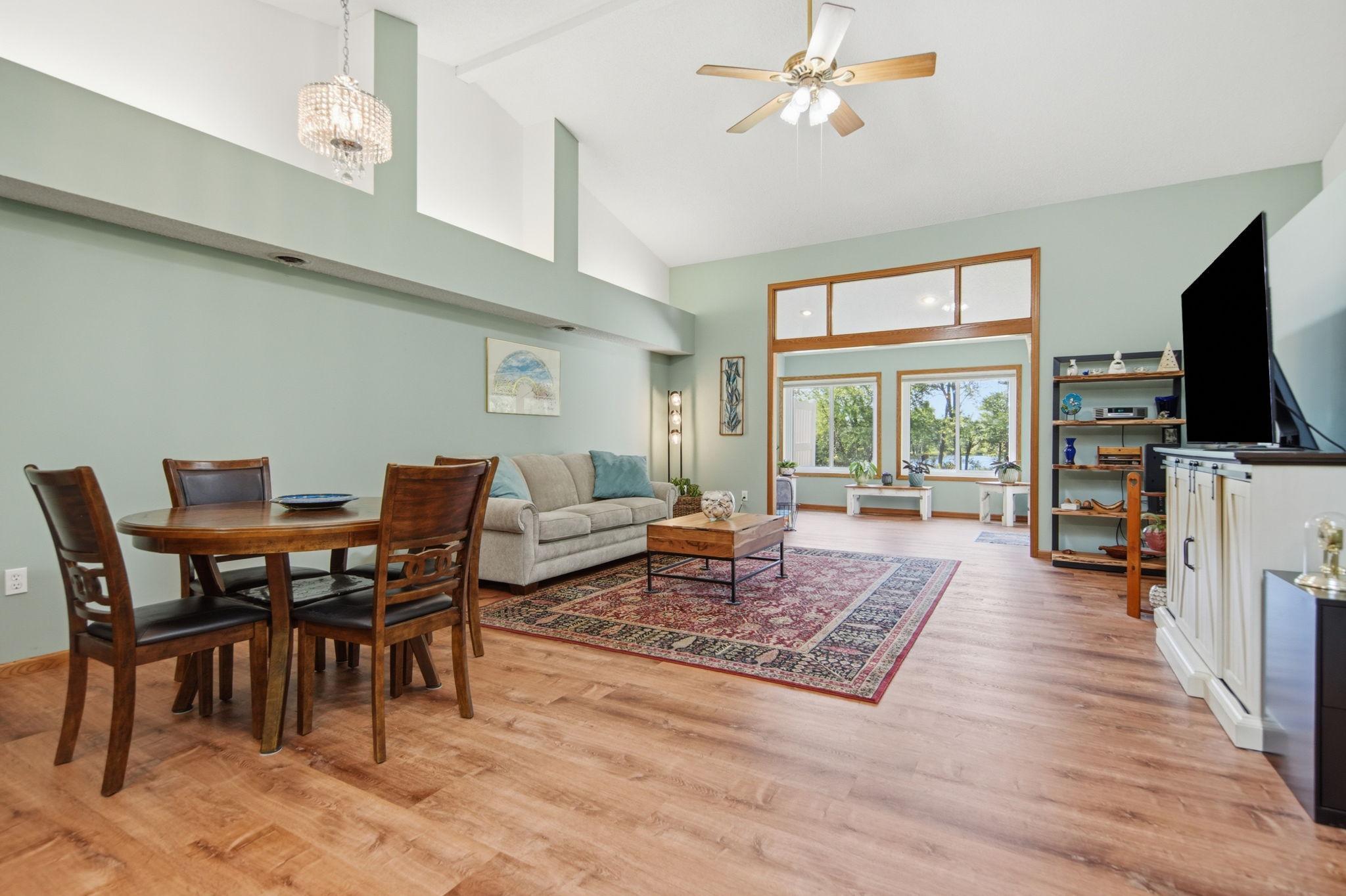 Main Level Living! Vaulted ceiling, Sleek architecture, and a wonderful Sun Room.
