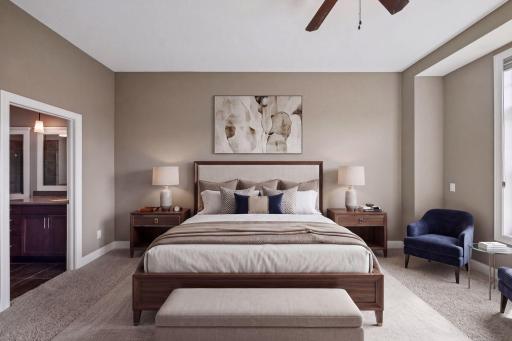 Virtual staging to highlight the endless style and arrangement possibilities.