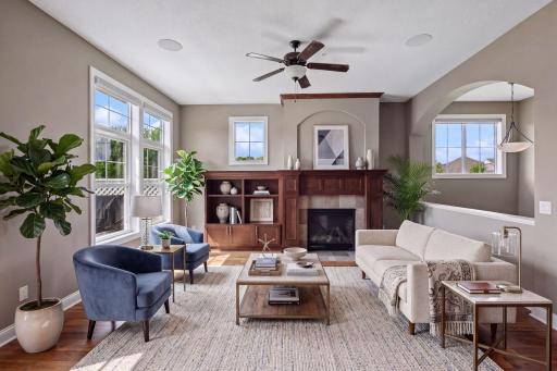 Virtual staging to highlight the endless style and arrangement possibilities.