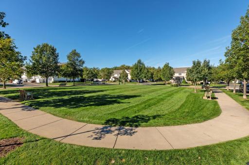 Park space in the Oak Grove area. Walking paths throughout the neighborhood.