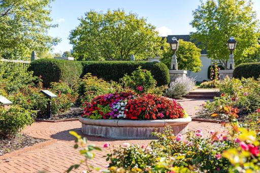 Bailey's Arbor is known for it's beautiful landscaping and flowers.