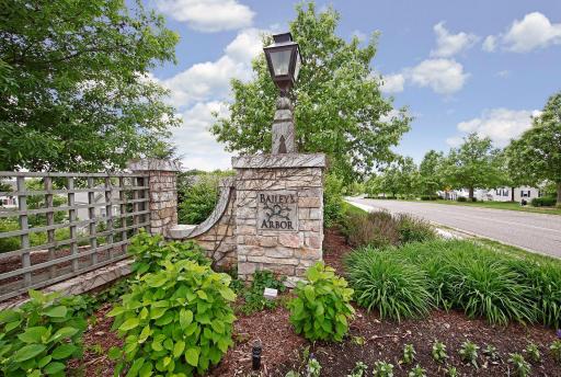 Entrances are all landscaped.