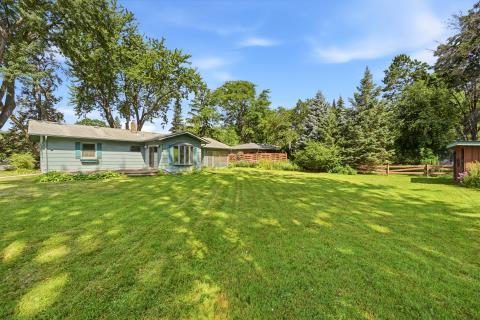 large backyard