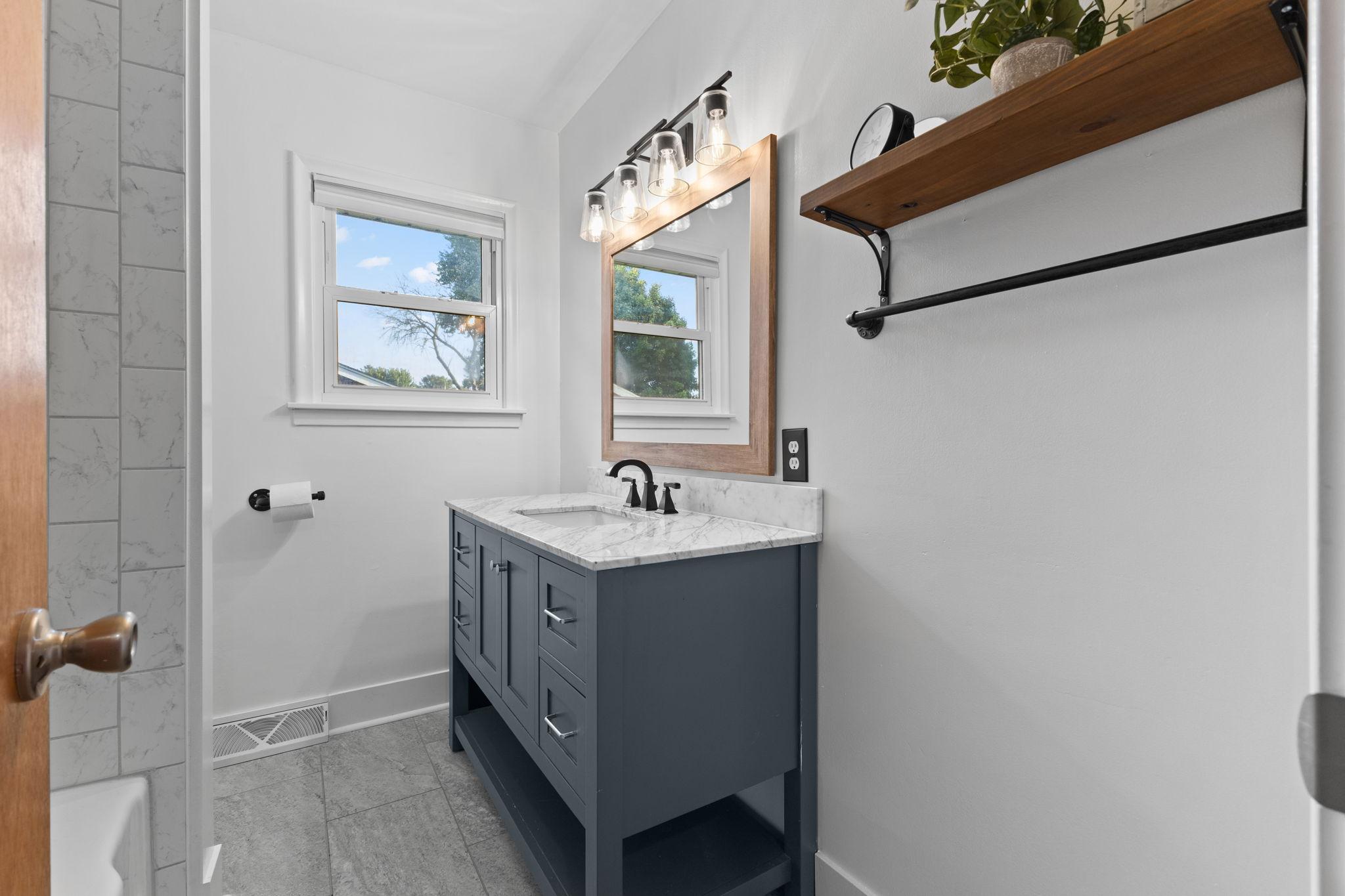 Updated Second Bathroom