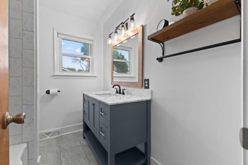 Updated Second Bathroom