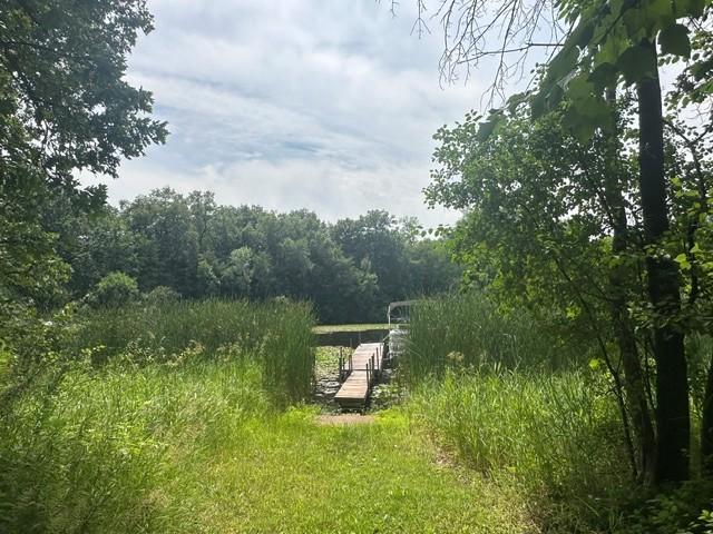 walkway to dock