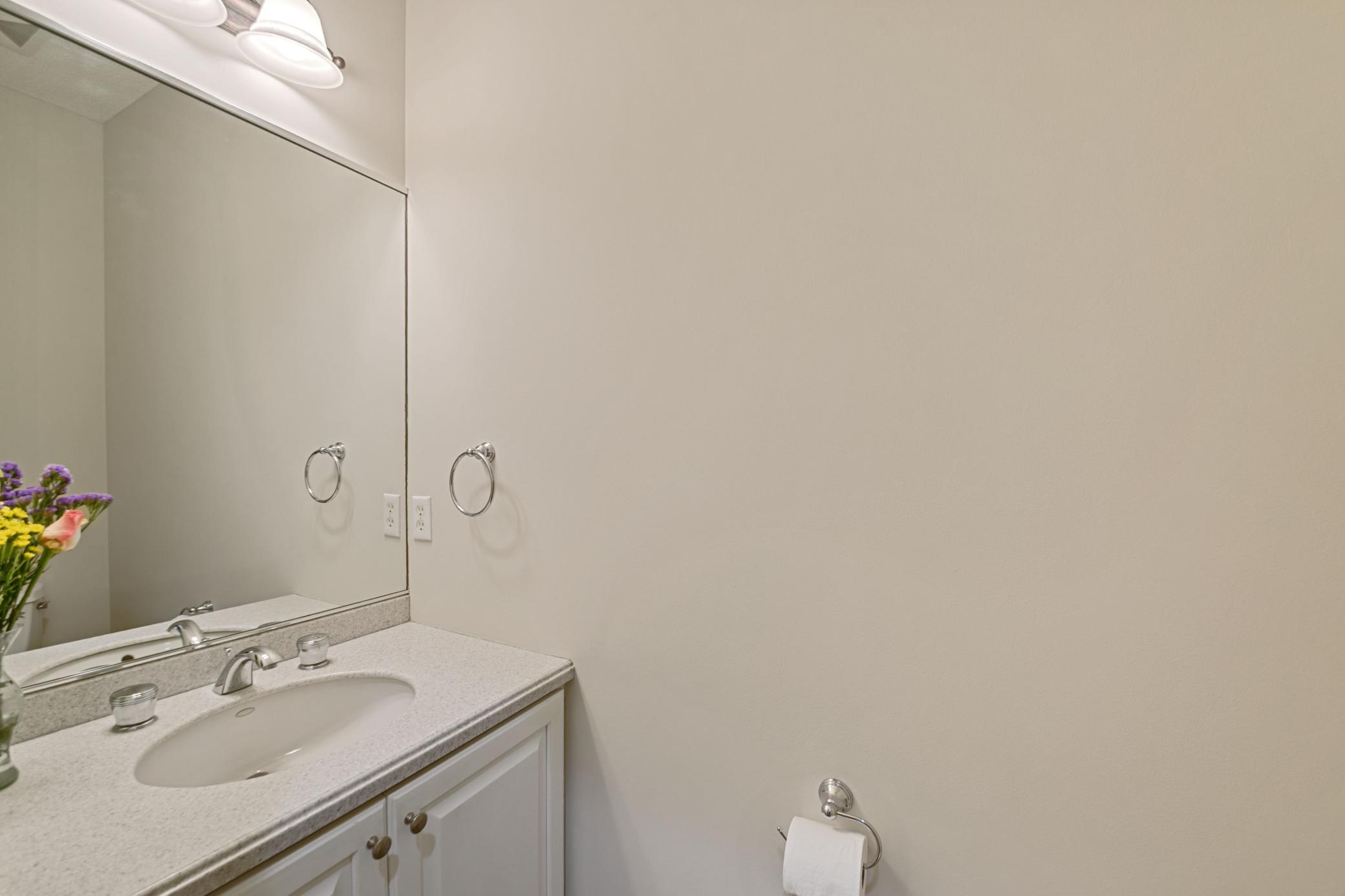 Main floor half bath